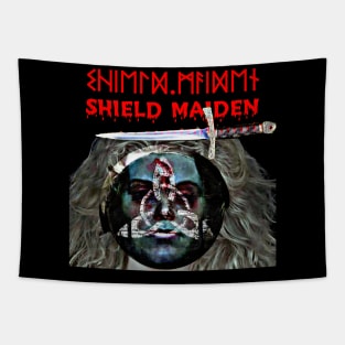 Shield Maiden Power Tapestry