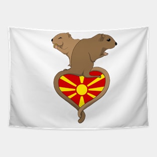 Gerbil Macedonia (light) Tapestry