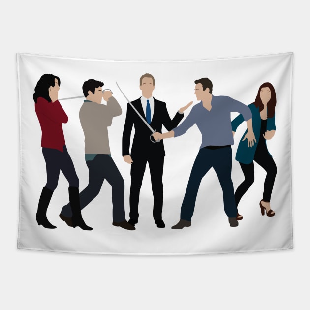 How I met your mother Tapestry by Art Designs