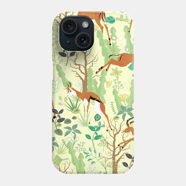 antelope Phone Case by cutequokka