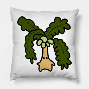 Cute coconut tree monster Pillow