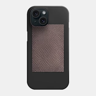 Black leather texture Phone Case