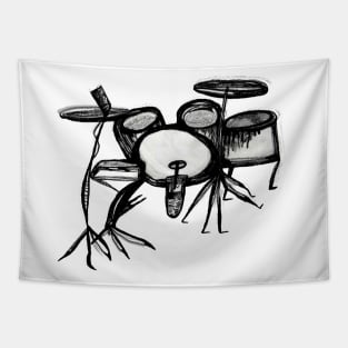 Awkward Drums Tapestry