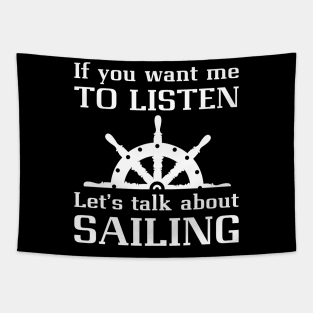 Talk About Sailing Tapestry