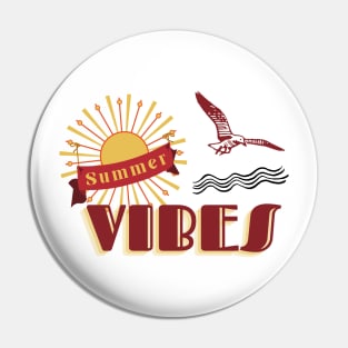 Vintage Summer Vibes Pin