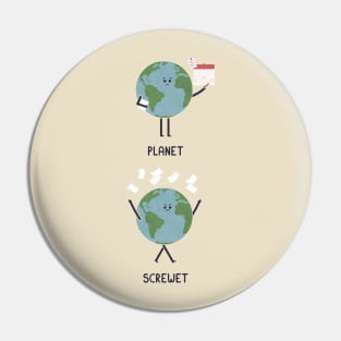 Opposites - Planet Pin