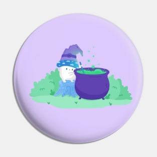 Mushroom witch Pin