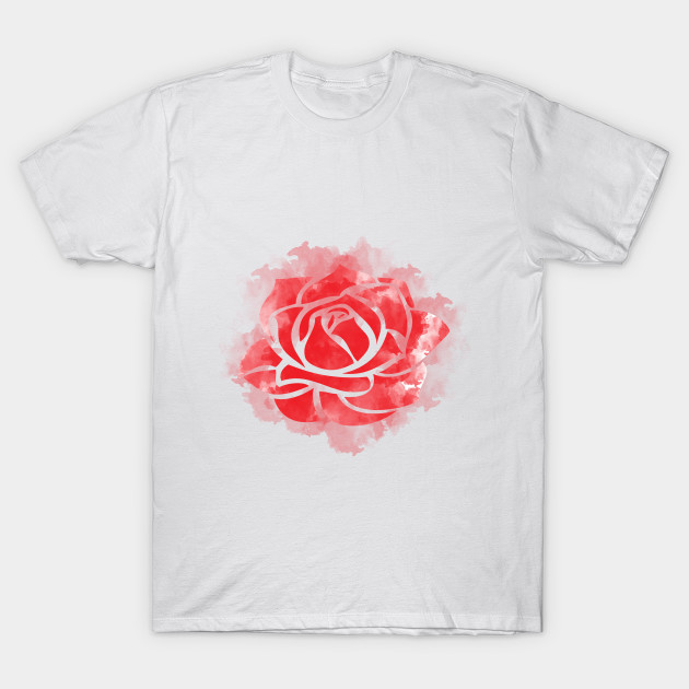 Rose Watercolor Painting Rose Watercolor T Shirt Teepublic