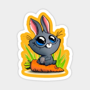 Funny bunny Magnet