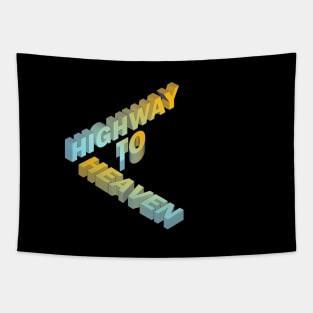 Highway to Heaven 3D Typography Tapestry