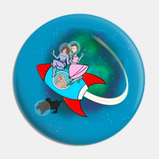 Intrepid space puppers Pin