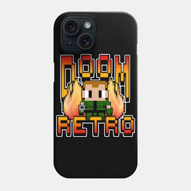 Doom Retro Phone Case by crowjandesigns