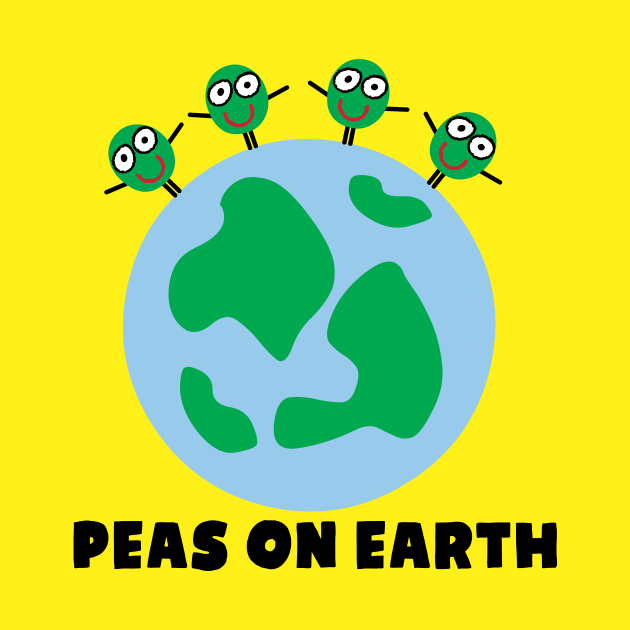 PEAS ON EARTH by toddgoldmanart