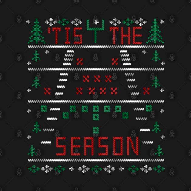 'Tis the Season Football Ugly Christmas Sweater Party by TeeCreations