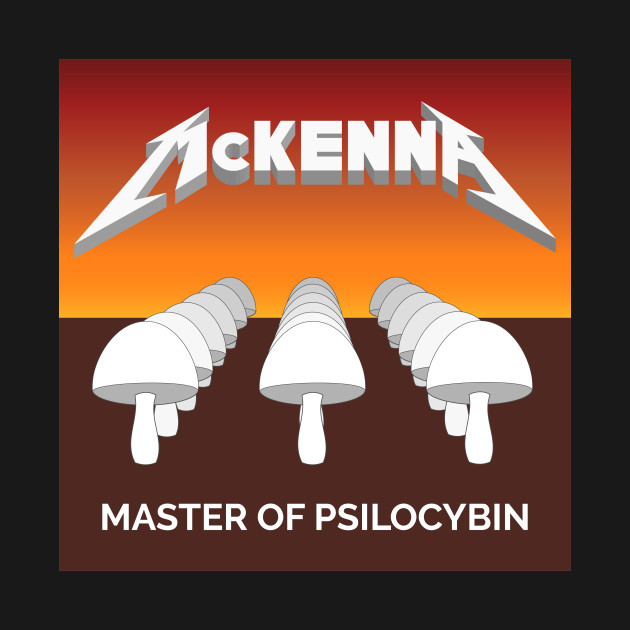 Terence McKenna - Master Of Psilocybin - Shrooms - T-Shirt