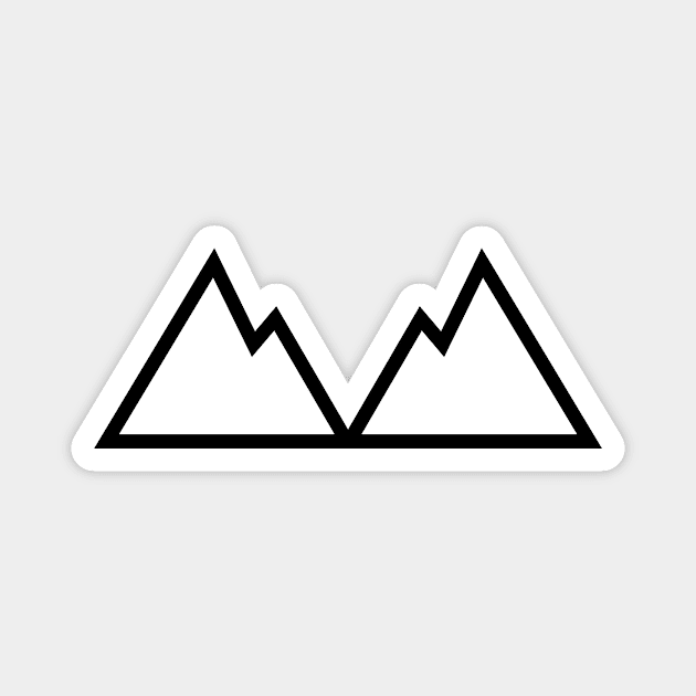 Twin Peaks Jagged Peaks Magnet by Rebus28