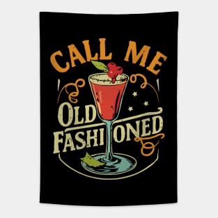 Call Me Old Fashioned. Coctail Retro Tapestry