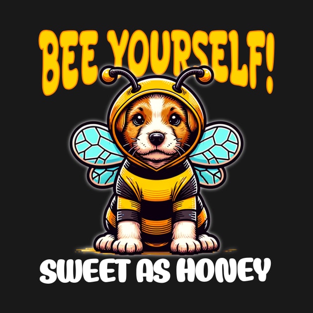 Bee Yourself! - Dog in Bee Costume by Pink & Pretty