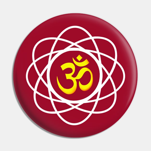 Om Symbol Aum sign Yoga Meditation Mantra Pin by PlanetMonkey