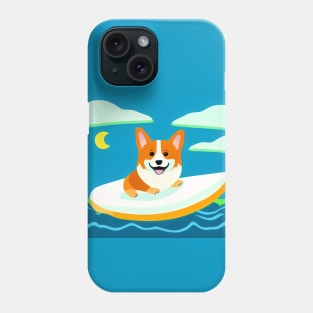 Surfing Corgi Dog Phone Case