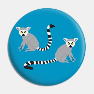 Ring tailed lemurs Pin