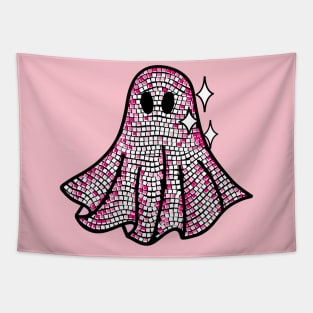 Pink Disco Ghost Tapestry