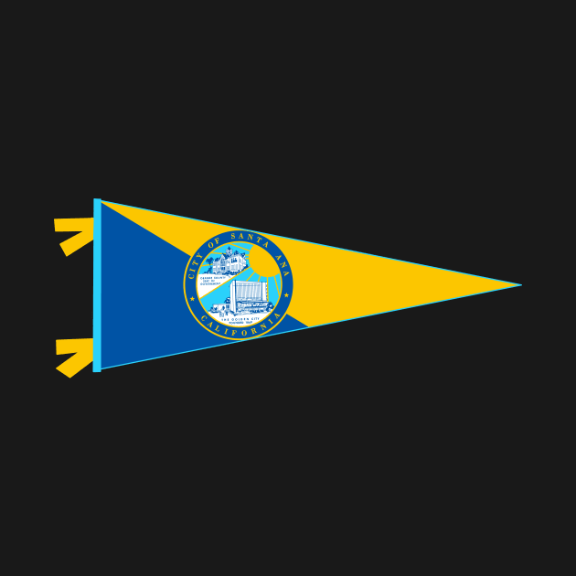 Santa Ana Flag Pennant by zsonn