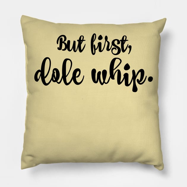 But first, dole whip. Pillow by StarsHollowMercantile