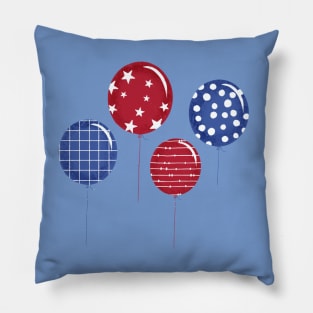 4th Of July Balloons Pillow