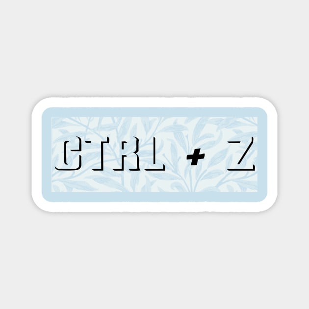 Ctrl + Z Magnet by ericamhf86