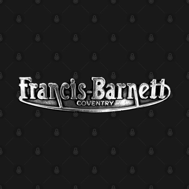 Francis Barnett classic motorbike logo emblem by soitwouldseem