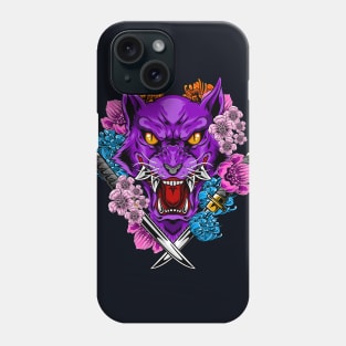 Japanese Animal - The Mad Wolf Phone Case