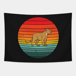 Vintage Cougar Souvenir Tapestry