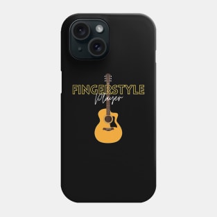 Fingerstyle Player Natural Finish Phone Case