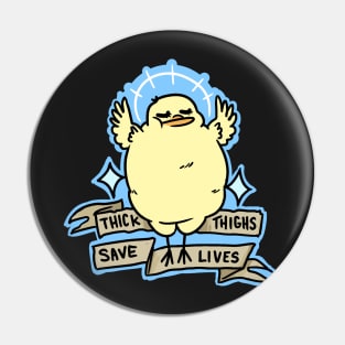 Sassy Body Positive Chick Pin