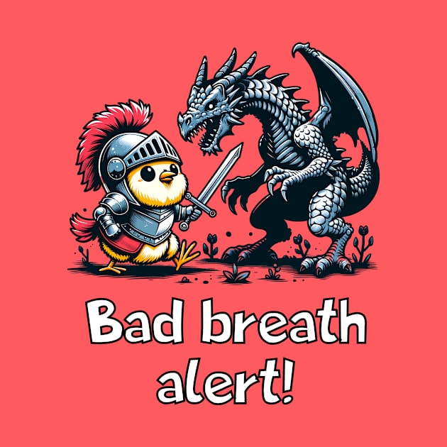 Chick Knight vs. Dragon: "Bad Breath Alert!" | Funny by Critter Chaos