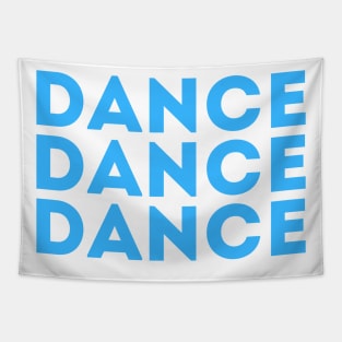 Dance Dance Dance Blue Tapestry