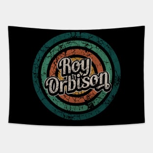 Roy Orbison // Retro Circle Crack Vintage Tapestry