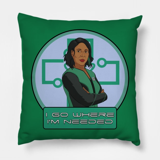 The Orville - Dr. Claire Finn Pillow by Funkybat