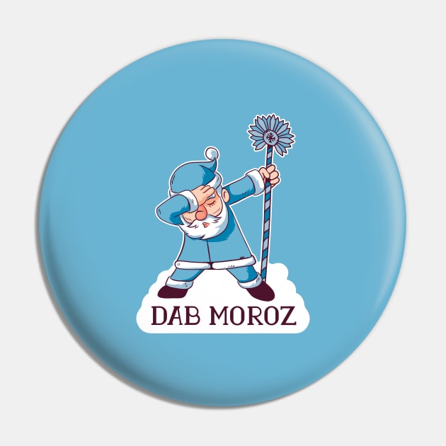 Funny Russian Santa | Ded Moroz Pin by LR_Collections