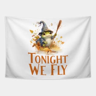 Halloween Tonight we fly Tapestry