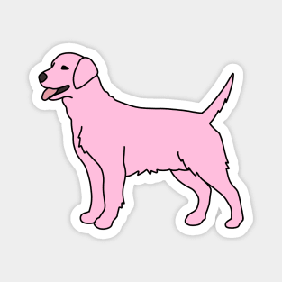 Pink Labrador Magnet