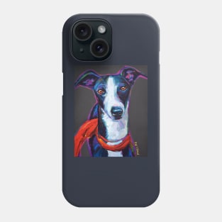 Greyhound with Scarf Phone Case