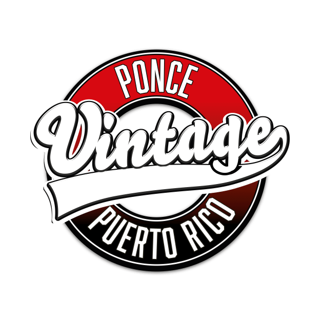 Ponce Puerto Rico vintage logo. by nickemporium1