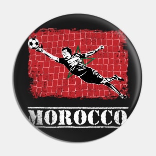 Morocco Soccer Goalie Goal Keeper Shirt Pin