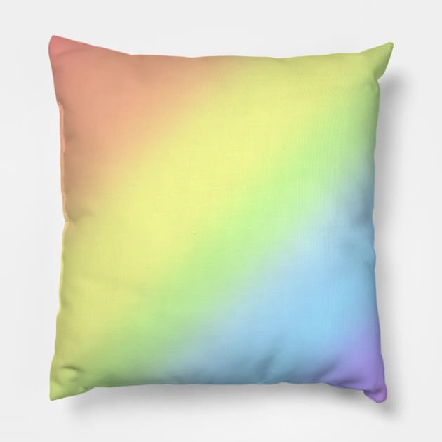 Rainbow pattern Pillow by Moonance