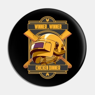 Winner Winner Chicken Dinner Design Pin