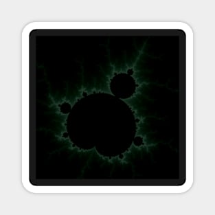 Fractal Light - Green Mandelbrot Magnet