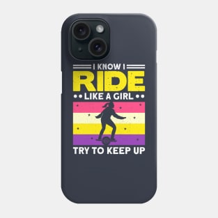 Funny Onewheel Girl Phone Case