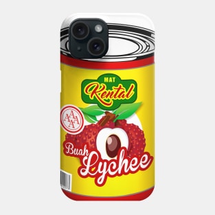 Mat Kental Buah Lychee Phone Case